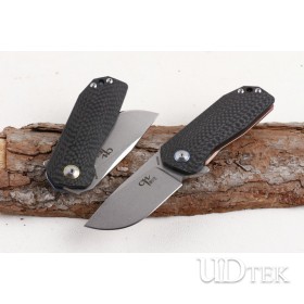 AUS-8 blade CH3005 Titanium alloy fast opening small folding knife UD405186